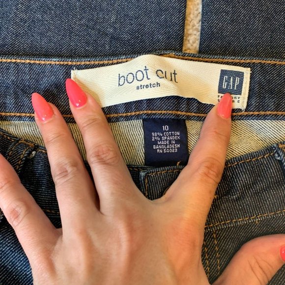 Gap Factory / 10 / Bootcut Stretch Crop Jeans - Picture 4 of 7